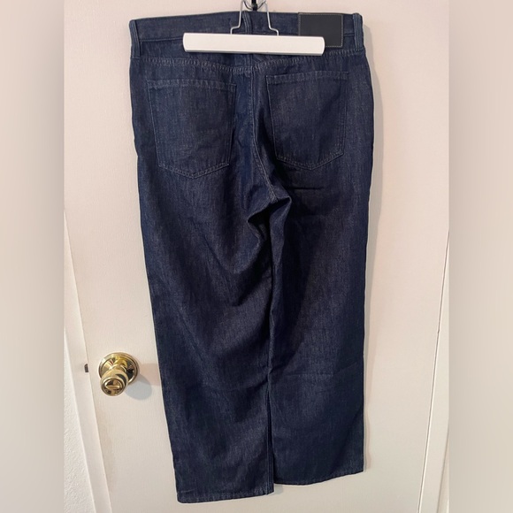 Banana Republic BR Jeans Slouch Straight Dark Wash Denim Zip Closure Women’s 29 - Picture 4 of 14